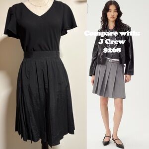Michelle Stuart Pleated Skirt